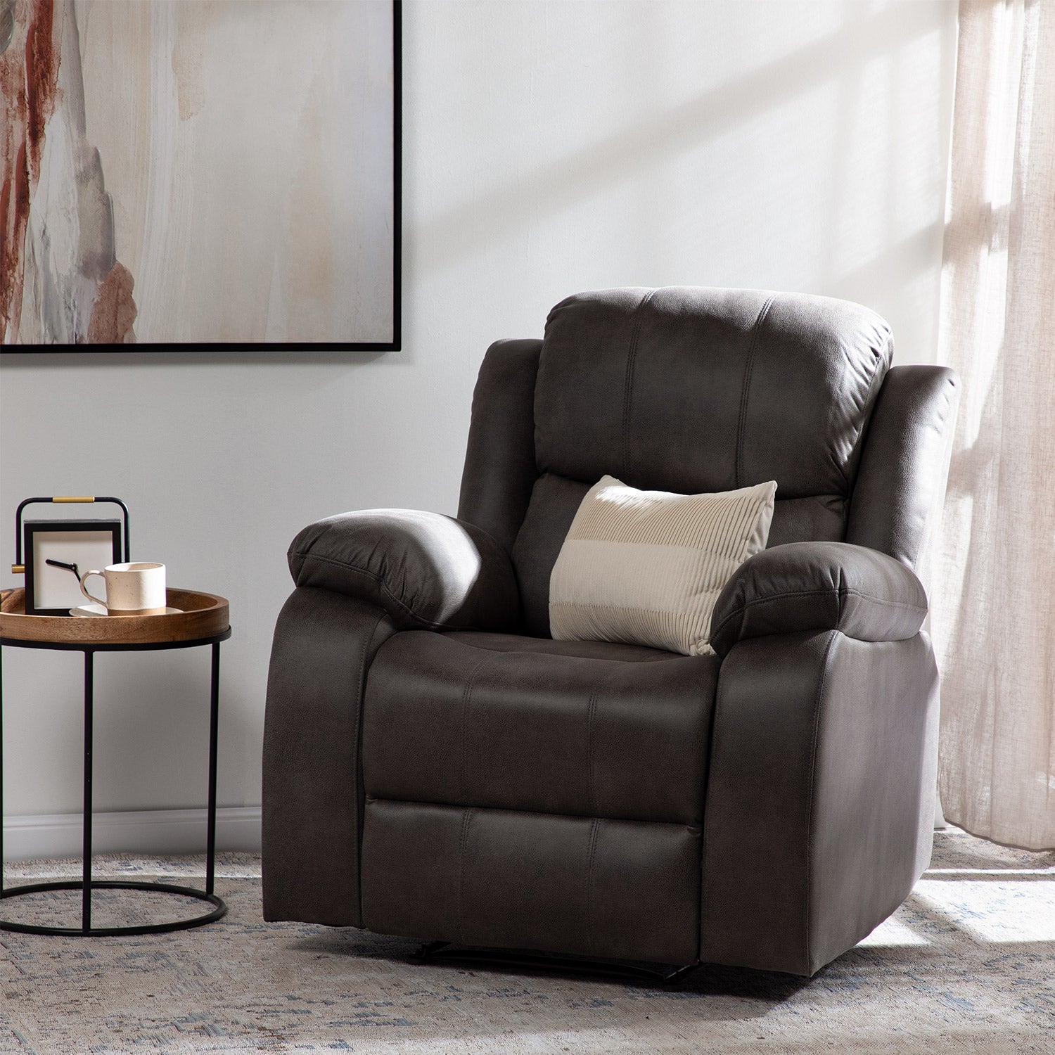 BERGERE 1 CUERPO ALMENDRA GRIS