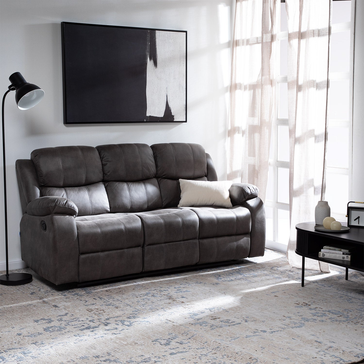 BERGERE 3 CUERPOS ALMENDRA GRIS