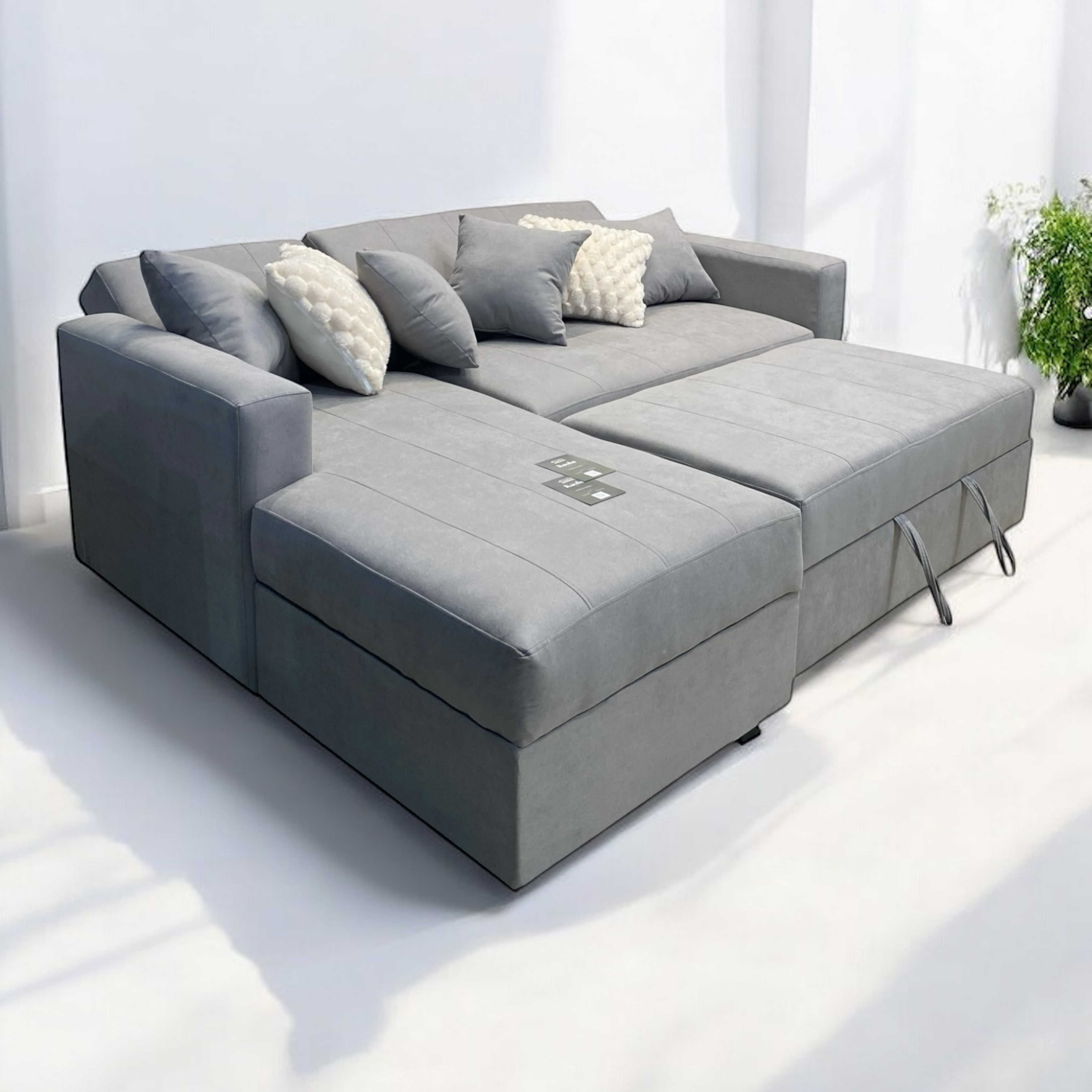 Sofá en L Cama Baúl Paris