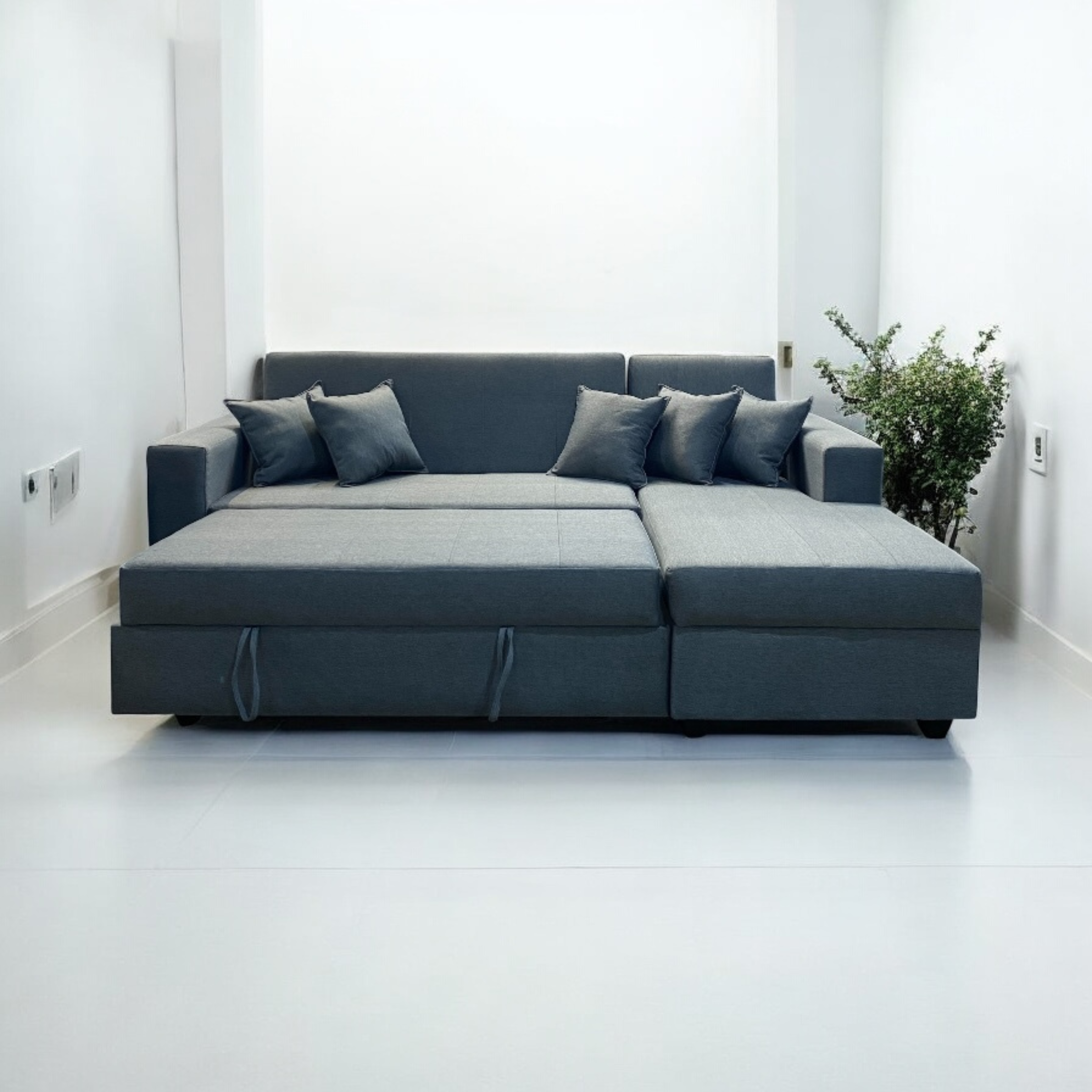 Sofá en L Cama Baúl Paris