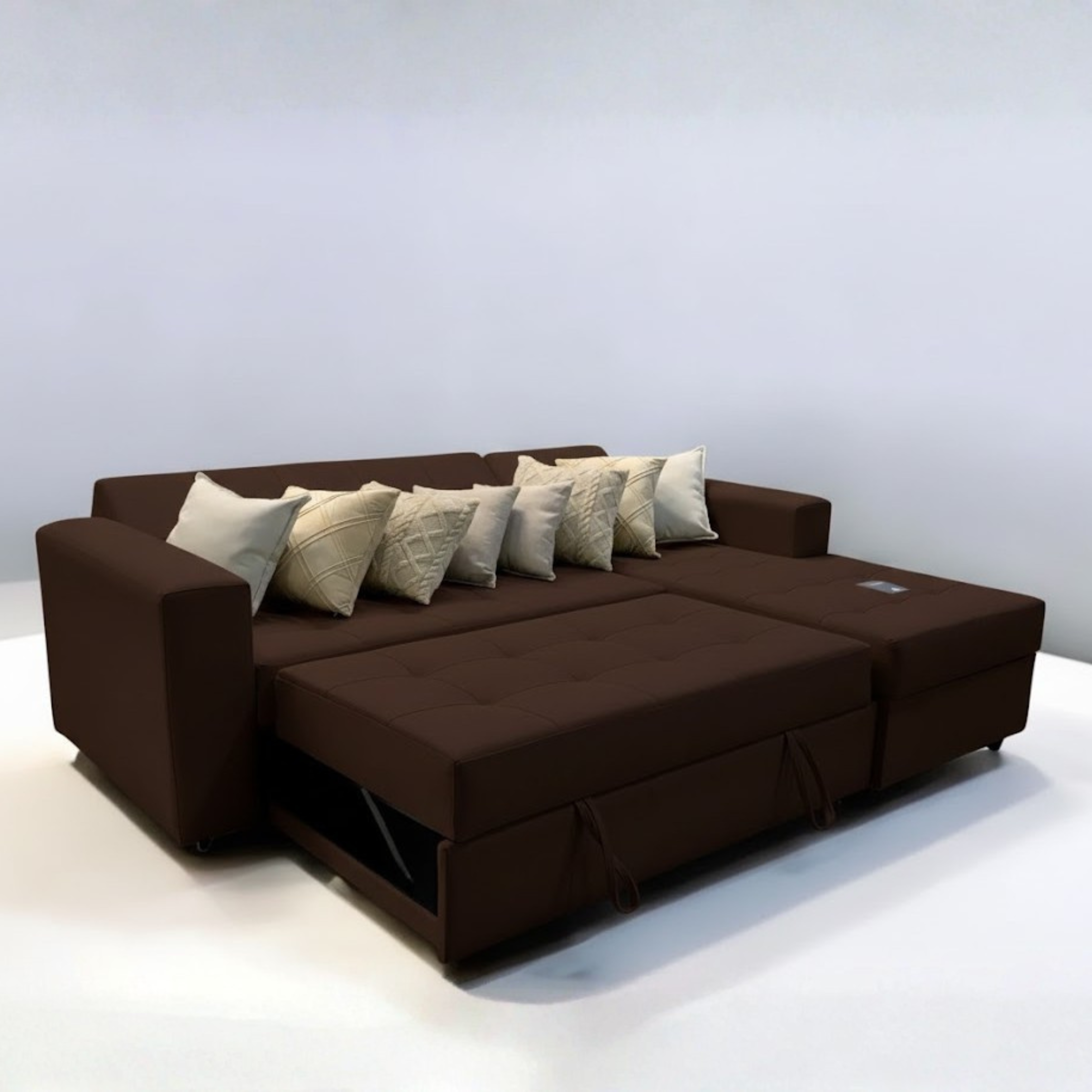 Sofá en L Cama Baúl Paris