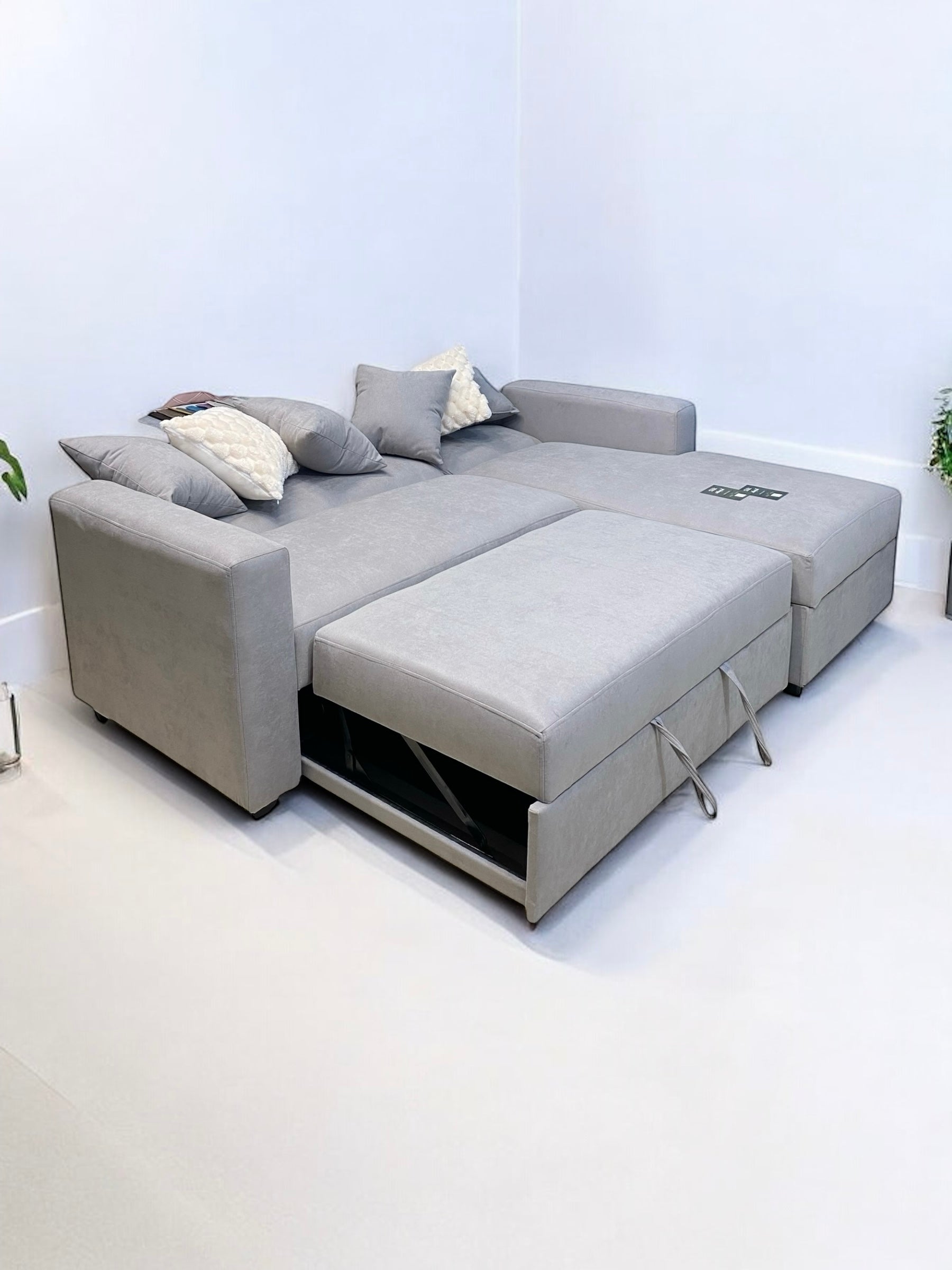 Sofá en L Cama Baúl Paris