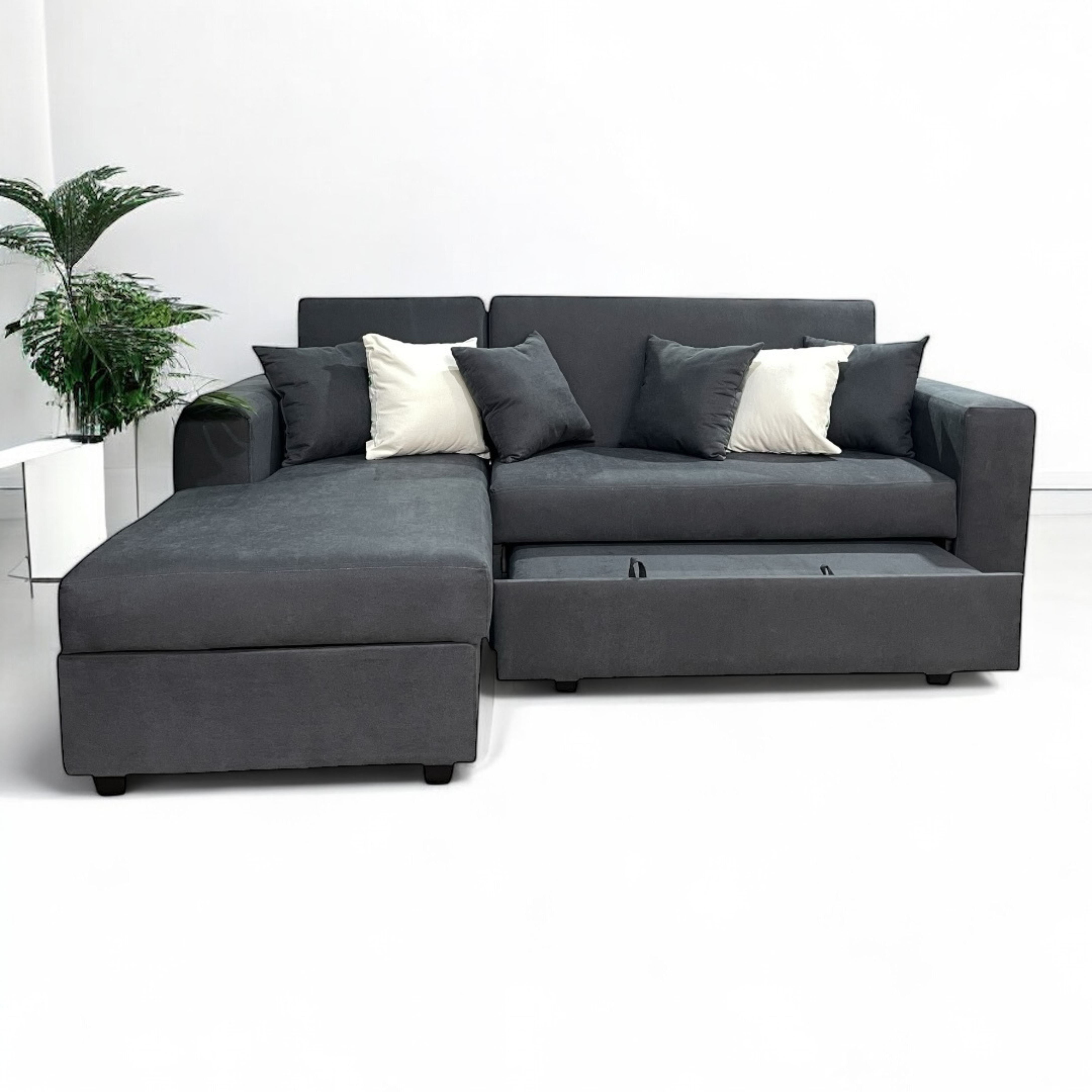 Sofá en L Cama Baúl Paris