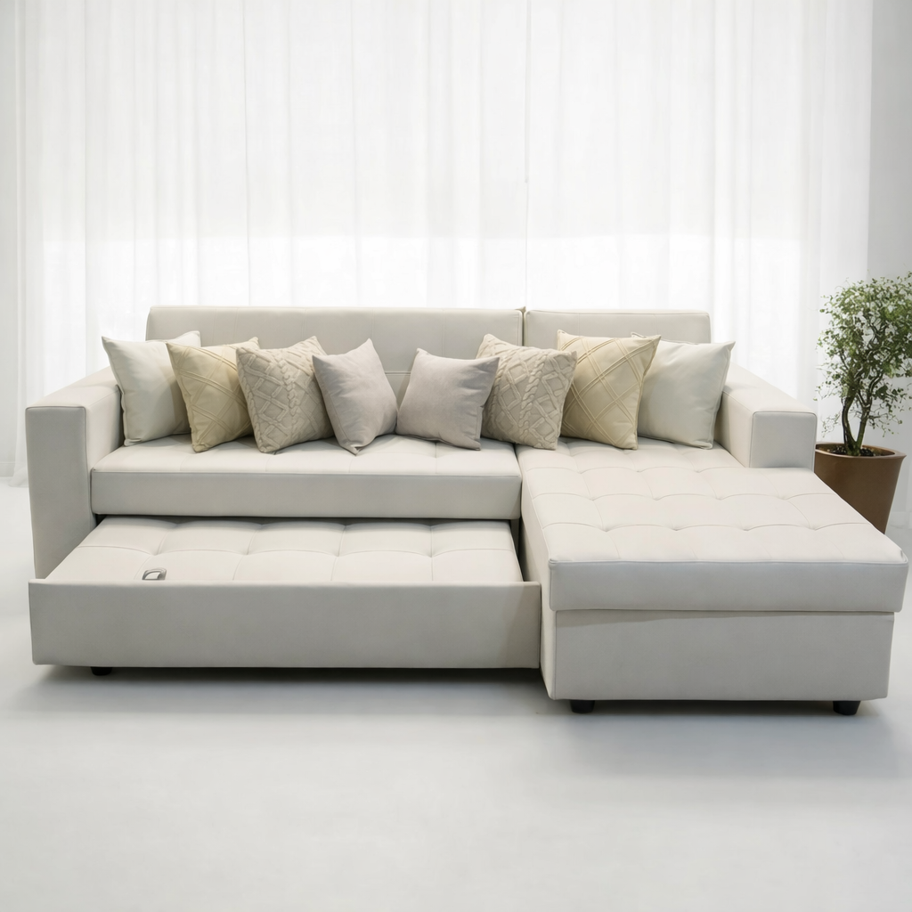 Sofá en L Cama Baúl Paris