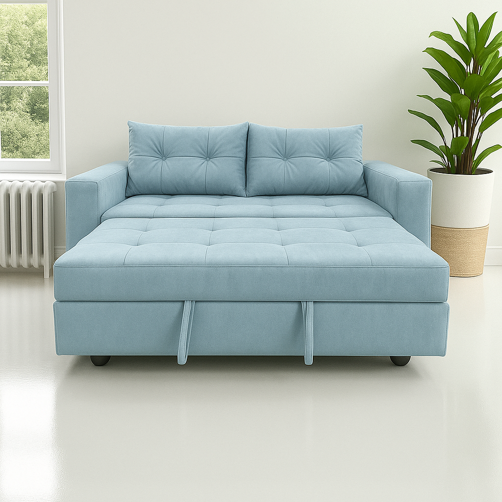 Set Sofá Cama + Pouf