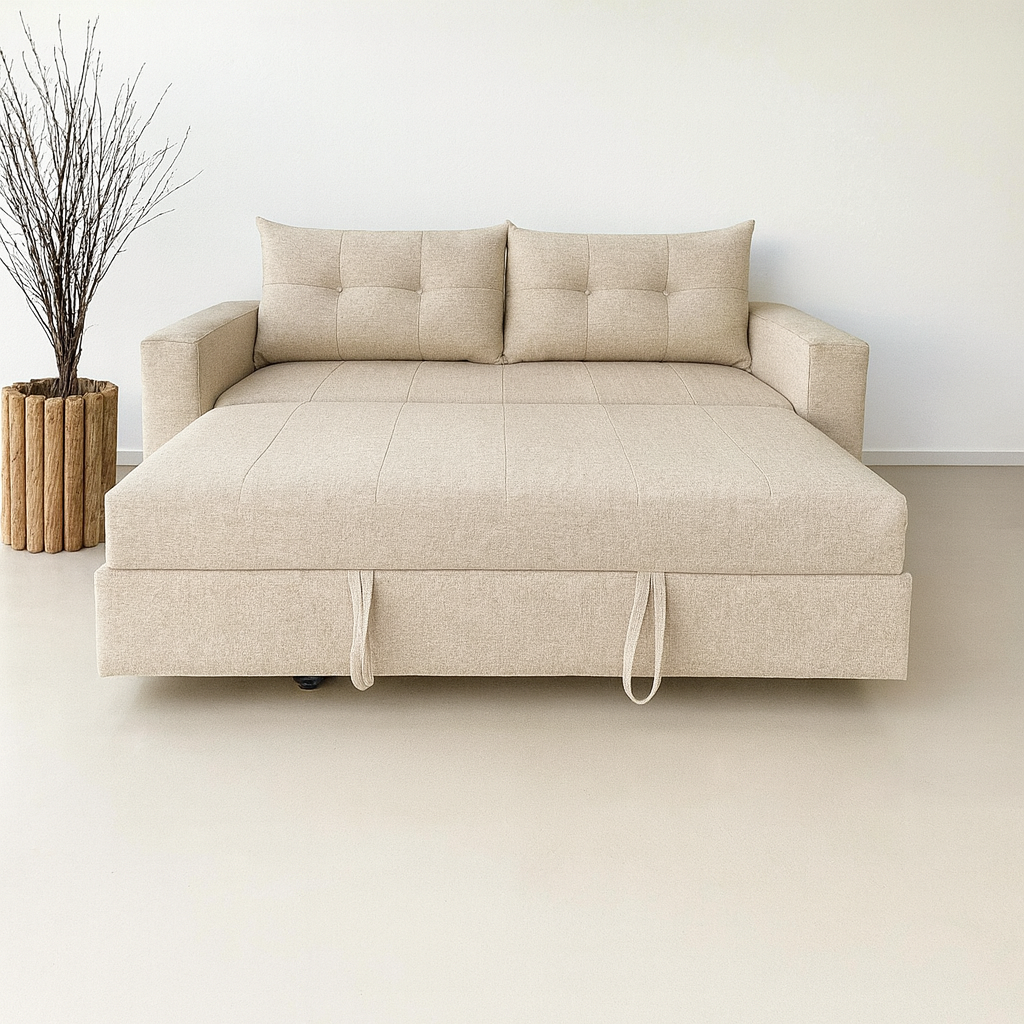 Set Sofá Cama + Pouf