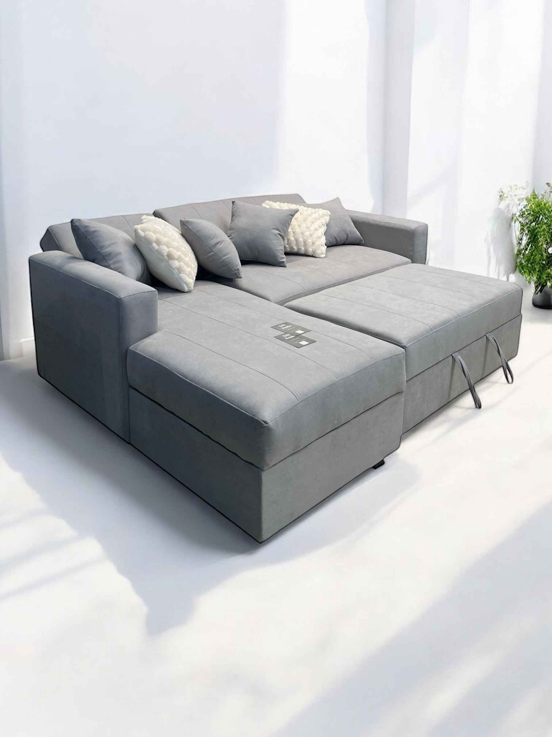 Sofá en L Cama Baúl Paris