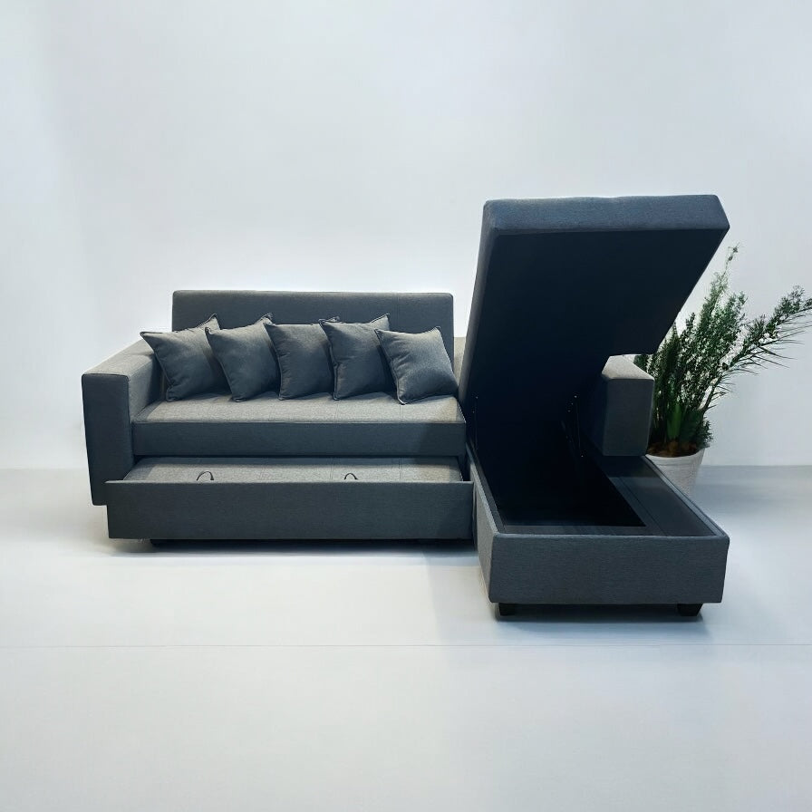 Sofá en L Cama Baúl Paris