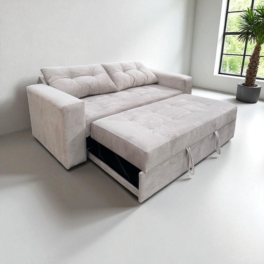 Set Sofá Cama + Pouf
