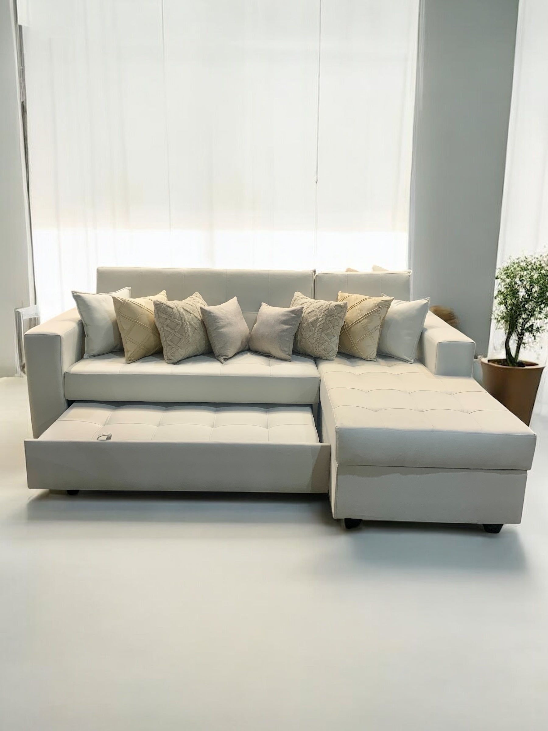 Sofá en L Cama Baúl Paris