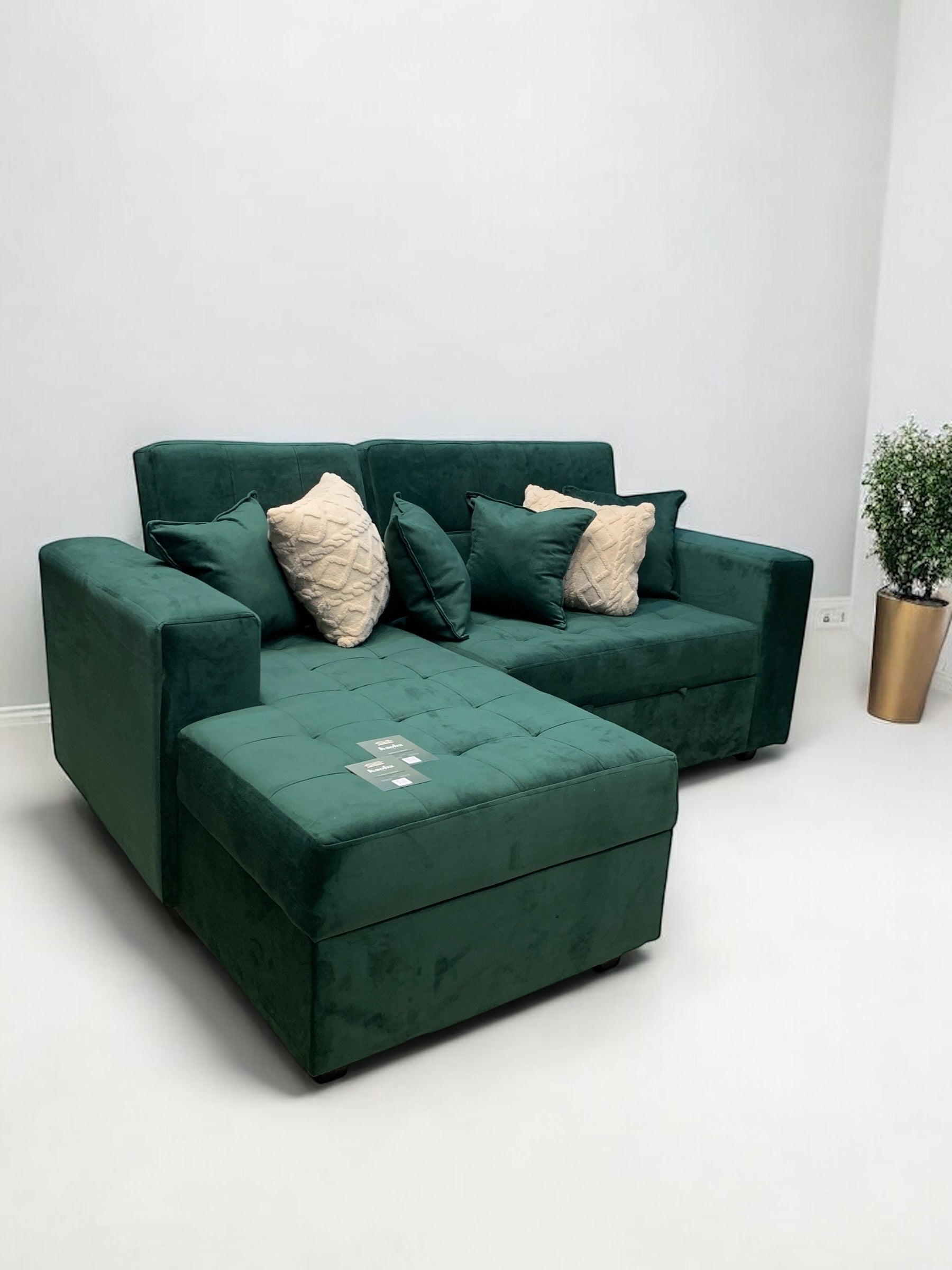 Sofá en L Cama Baúl Paris