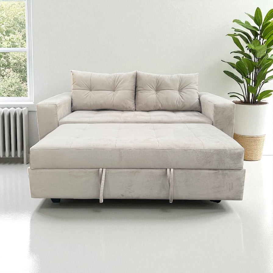 Set Sofá Cama + Pouf