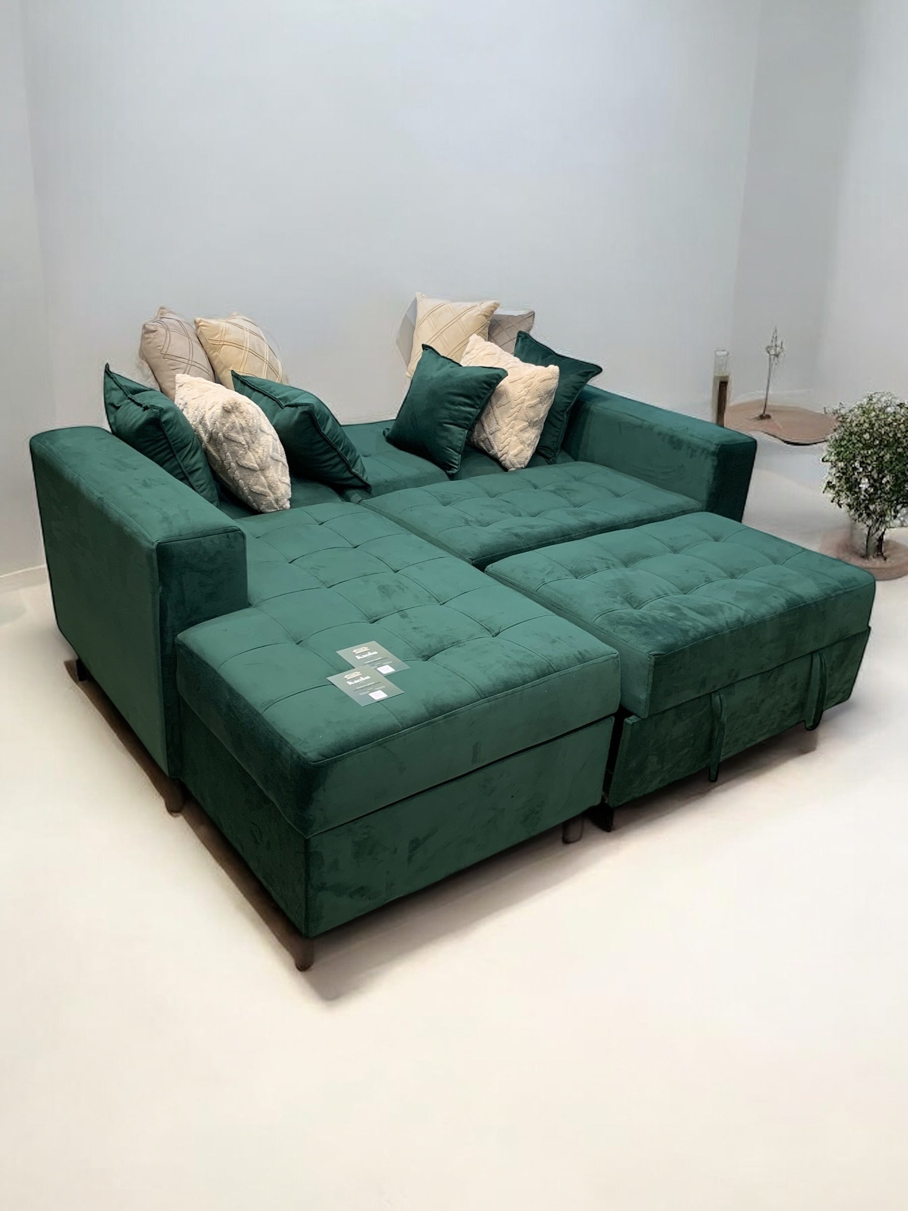 Sofá en L Cama Baúl Paris