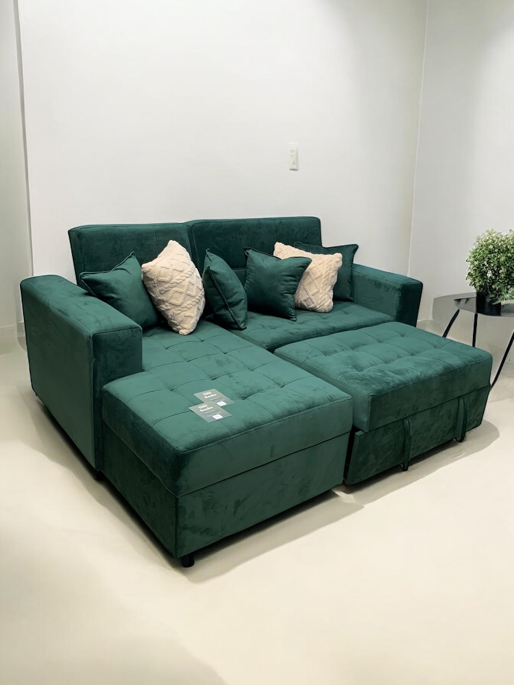 Sofá en L Cama Baúl Paris