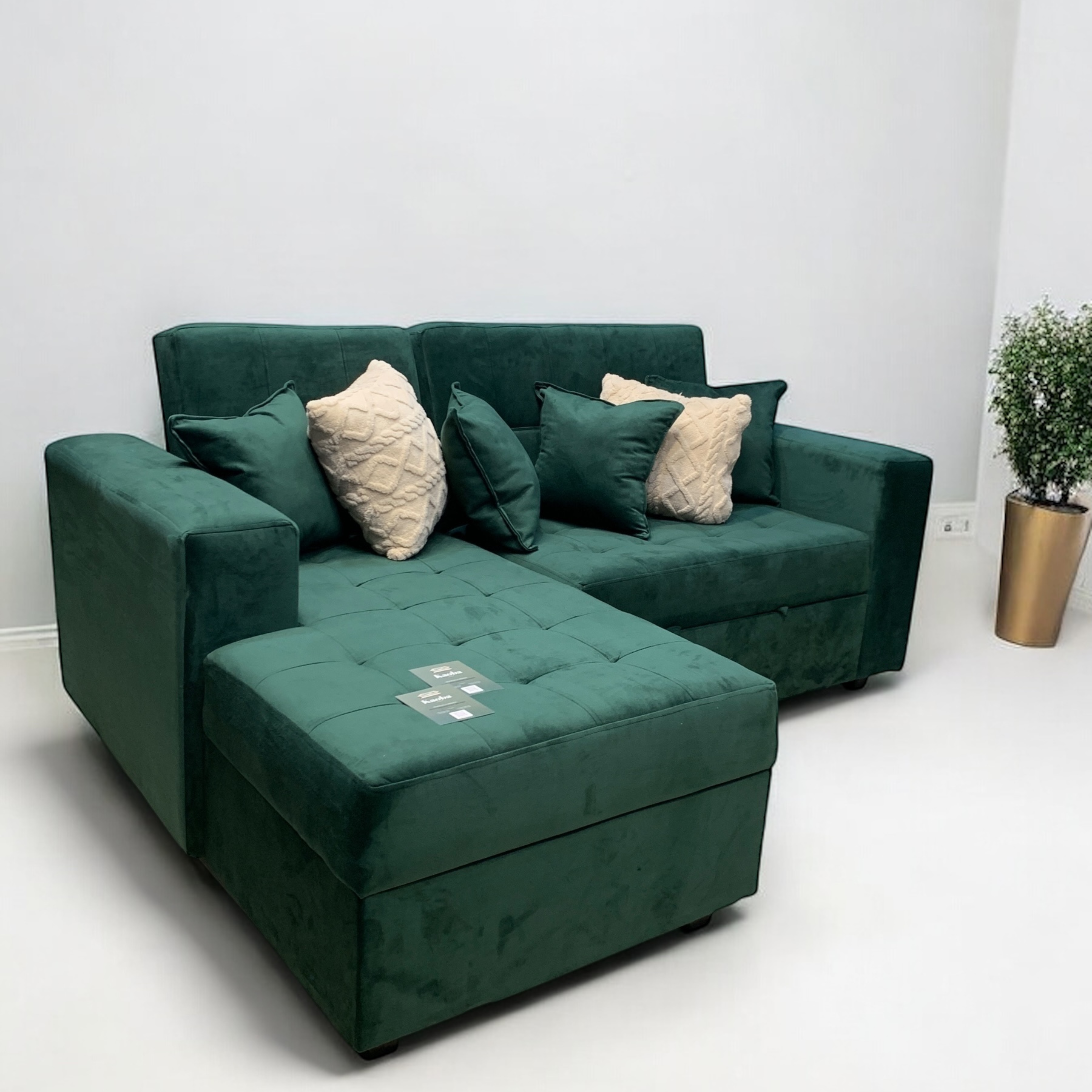 Sofá en L Cama Baúl Paris