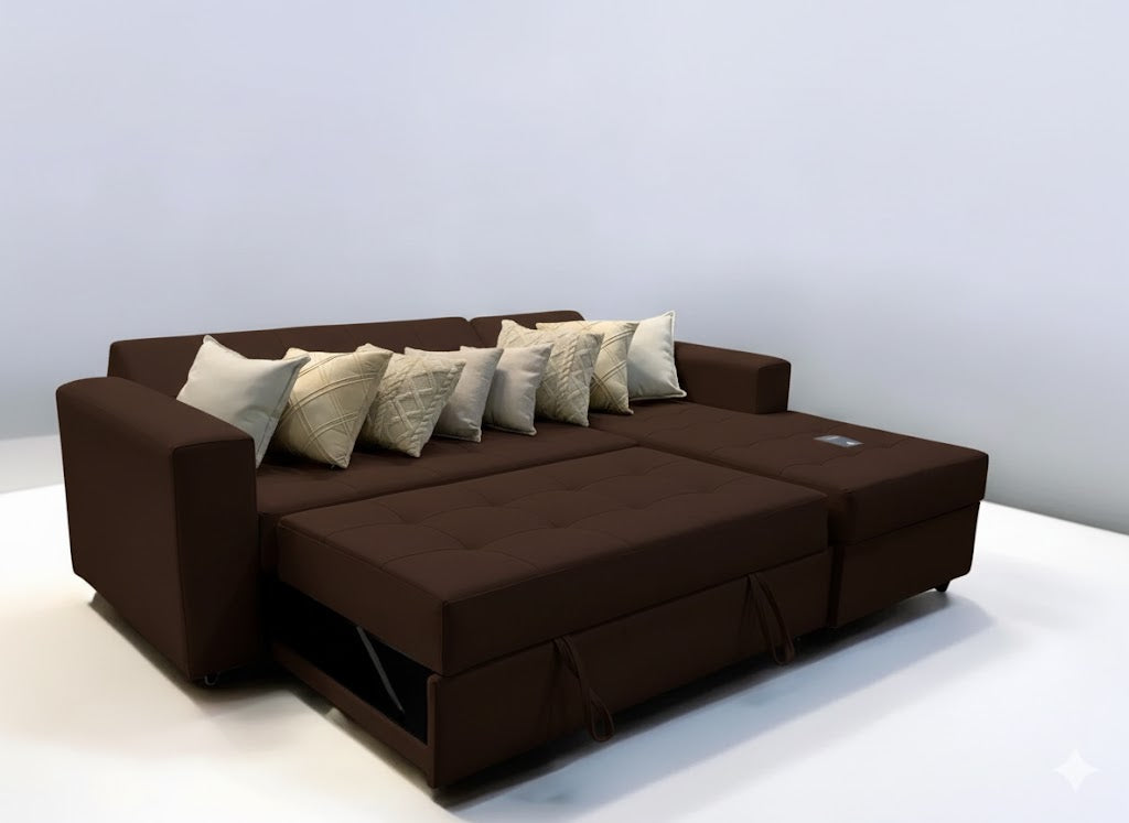 Sofá en L Cama Baúl Paris